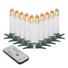 Houdlee LED Flameless Taper Candles with Remote Control and Removable