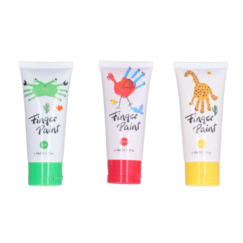 6pcs Finger Paint Safe Washable Eco Friendly Enlightenment Toy Finger