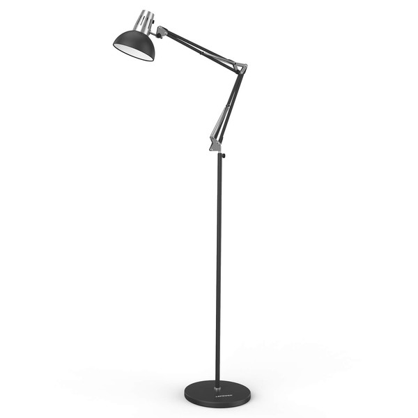 LEPOWER Metal Floor Lamp, Adjustable Architect Swing Arm Standing Floor