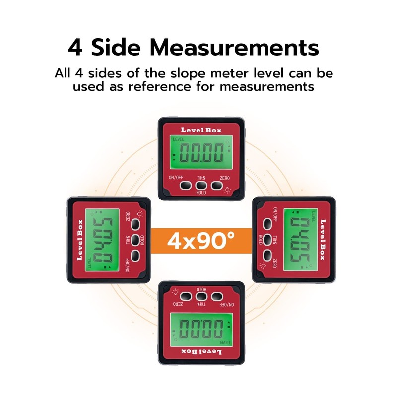 Mcbazel Digital LCD Protractor Inclinometer