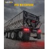 Partsam 2Pcs 54 LED Truck Trailer Tail Lights Bar with