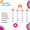 Diso Vitamin B12 (1500mcg) Energy Supplement, Tin of 30 Oral