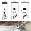 Yuerme 3Pcs Narrow Rolled Hem Foot, 3/4/6 mm Sewing Rolled