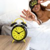 FISURA Analogue Alarm Clock, Black/Yellow, Standard
