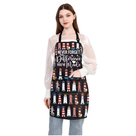 MYSOMY Lighthouse Kitchen Apron Lighthouse Lover Gift Sailor Themed Apron Beach Trip Gift Sailor Gift (Lighthouse Apron3)