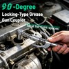 BTOBI Grease Gun Coupler Kit with 90 Degree Adapter, 2