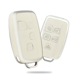 OFFCURVE Car Key Case, Key Cover, Key Cover, Protective Cover, Suitable for Land Rover Defender Discovery Freelander Range Rover Sport Evoque Velar Jaguar XE XF XJ F-Pace F-Type