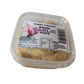 Harry Harvey Minced Garlic Paste 250g, Crushed Puree - Ready to use
