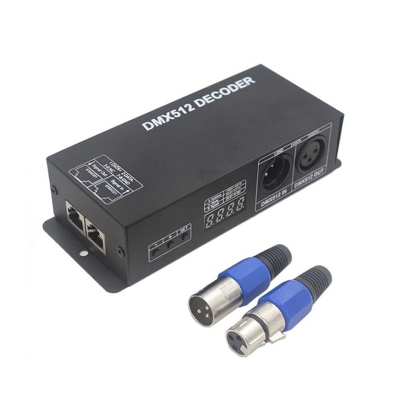 12V DMX 512 8A 4 Channels XLR and RJ45 Interface