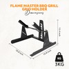 Flame Master Grid Holder: Portable, Adjustable and Lightweight BBQ Grill