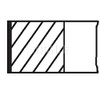 Mahle Original 607 77 N2 Piston Ring Set