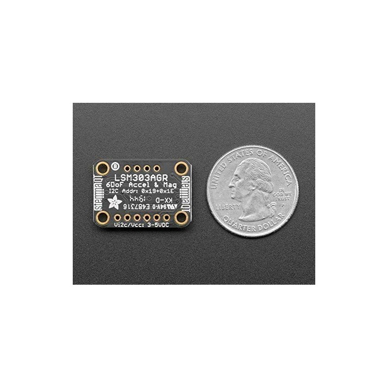 Adafruit LSM303AGR Accelerometer and Magnetometer, I2C, STEMMA QT/Qwiic 4413