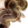 Dokksiiia Blonde Body Wave Bundles Human Hair P4/27 Highlight Dark