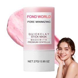 3PC Mascarilla de Arcilla en Barra con Centella Asiática,Poremizing Quick Clay Stick Mask,Mascarilla de arcilla Centella Asiática en barra,Limpieza Pr