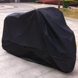 Unbranded Black Motorcycle Waterproof Cover For Harley-Davidso