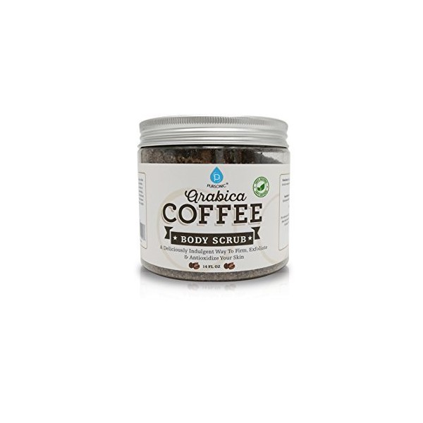 Pursonic 100% Natural Arabica Coffee Scrub, 14 Ounce