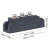 Bridge Rectifier 1600V 3 Terminal 2 in 1 Out Common