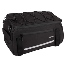 Zefal Alforja para Porta Bulto Urbano Z Traveler Poliuretano 600D Fijación Universal, Color Negro, 9L