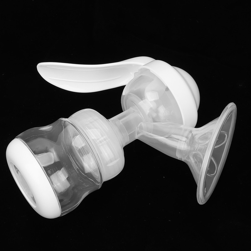 Portable Manual Breast Pump Single Hand Breast Pump Plastic Breastfeeding