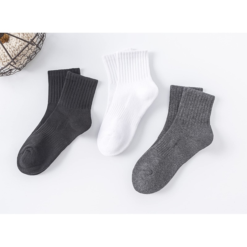 ZGKULAEAOW 4 Pairs Kids School Socks, Sole Pile, Children's Socks,
