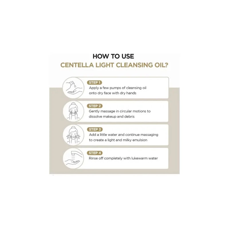 Skin1004 Madagascar Centella Aceite Limpiador Ligero Light Cleansing Oil, 200ml