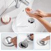 2 pieces sink stopper, 34-40 mm, universal pop-up drain strainer,