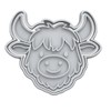 Mighty Gadget Highland Cow Head Cookie Cutter & Stamp -