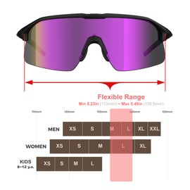LIVING OUT YOUR QOOL TIME Polarized Cycling Sunglasses Men Women, Volleyball Running Golfing Baseball and Outdoor sports 118