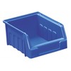 EQUIP247UK Plastic Storage Bins, Blue Stacking Parts Container, Size 1