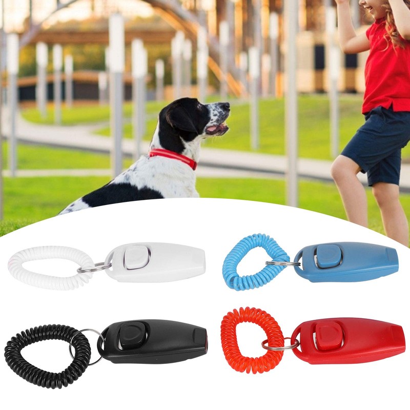 4pcs Pet Training Clicker 2 en 1 Pet Training Clickers
