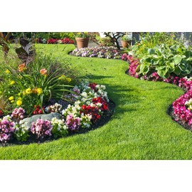 MASTER MARK Plus Landscape Coiled Edging, Garden Border, Lawn Edging, Flower Bed Edging, Playground Edging