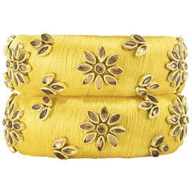 Aheli Stone Studded Chura Chuda Bangle Set Gift for Women Wedding Bridal Indian Traditional Ethnic Jewelry