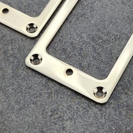 Mini Humbucker Mounting Rings Set - Steel - Gold Plated - MR15