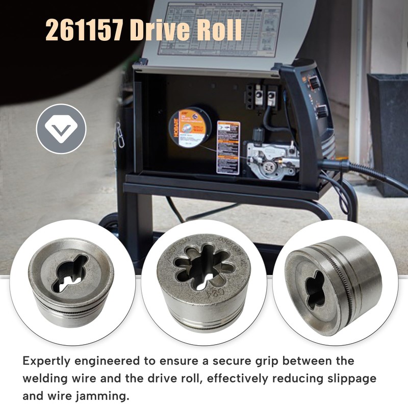 Qiqimingxin 261157 Drive Roll Replacement Fit for Hobart Handler 135/140/150/170/175/180/190/210
