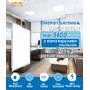 Allsmartlife 2-Pack 2x2FT LED Flat Panel Ceiling Light, 40W/4998Lumens Triac