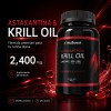 Omega 3 De Krill Con Astaxantina 200 Cápsulas 2400 Mg