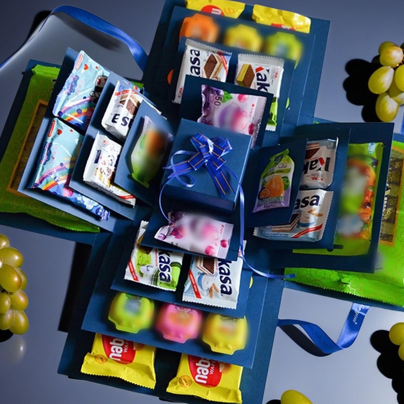 Surprise Box 5-Layer: Creative Explosion Box Birthday Surprise Box Gift