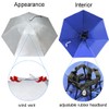 NEW-Vi Fishing Umbrella Hat Folding Sun Rain Cap Adjustable Multifunction