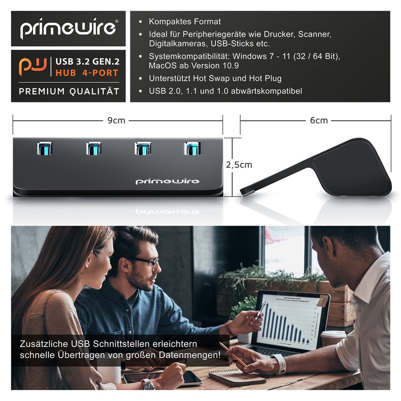 CSL - USB 3.0 Hub Active - 10 Gbps -
