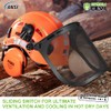 Forestry Safety Helmet Chainsaw Helmet with Mesh Face Shield and