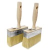 ROLLINGDOG Limewash Brush - 5.5" Deck Stain Brush Wood Handle