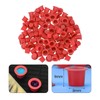 Tattoo Ink Cups, ATOMUS Red Small #8mm 100pcs Disposable Tattoo