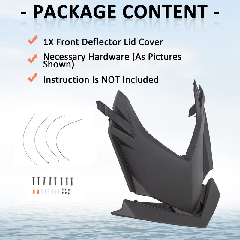 HECASA Front Deflector Lid Kit Compatible with 2014-2022 Sea-Doo Spark