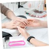 WOONEKY Handheld Plastic Polishing Brush Essential Nail Art Supply for