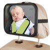 Car Seat Mirror for Rear-Facing Infant – Shatterproof, Adjustable, Wide
