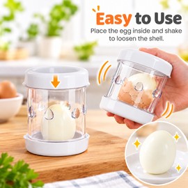 Hand Crank Egg Shell Opener for Kitchen Use – Manual Egg Shelling Tool for Convenient Everyday Meal Prep