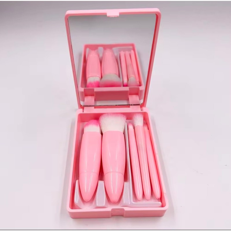 Makeup Brushes 5 pieces (Pink)
