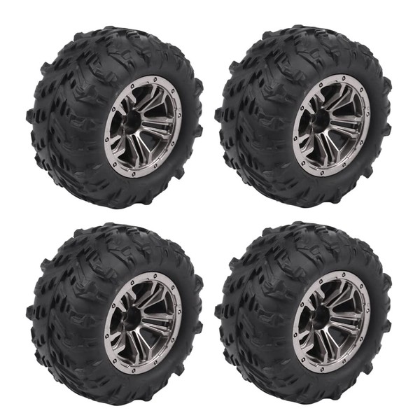 Aswalling 4Pcs 80mm Wheel Tire Tyre for Xinlehong Q901 Q902