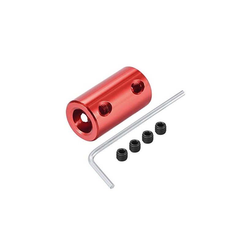 sourcing map Shaft Coupling Connector 4 mm to 8 mm