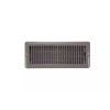 Altus Brown Steel Floor Register Vent Diffuser, Close Damper, Fits